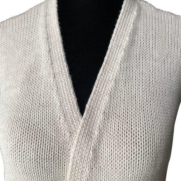 Cream Belted Cardigan with pockets | Medium - Picture 8 of 11